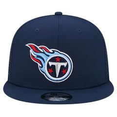 Tennessee Titans New Era Main Trucker 9FIFTY Snapback Hat Navy | NFL