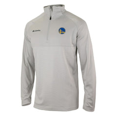 Golden State Warriors Omni-Wick Rockin' It Quarter-Zip Pullover Top Heather Gray - NBA