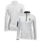 Boston Celtics Women's Omni-Wick Shotgun Quarter-Zip Pullover Top White - NBA