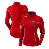 New Orleans Pelicans Women's Omni-Wick Shotgun Quarter-Zip Pullover Top Red - NBA