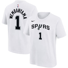 Victor Wembanyama San Antonio Spurs Youth Name & Number Association T-Shirt White - NBA