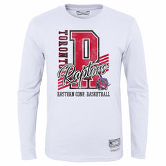 Toronto Raptors Youth Hardwood Classics Make The Cut Long Sleeve T-Shirt White - NBA