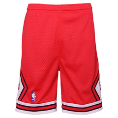 Chicago Bulls Youth Hardwood Classics Swingman Shorts Red - NBA