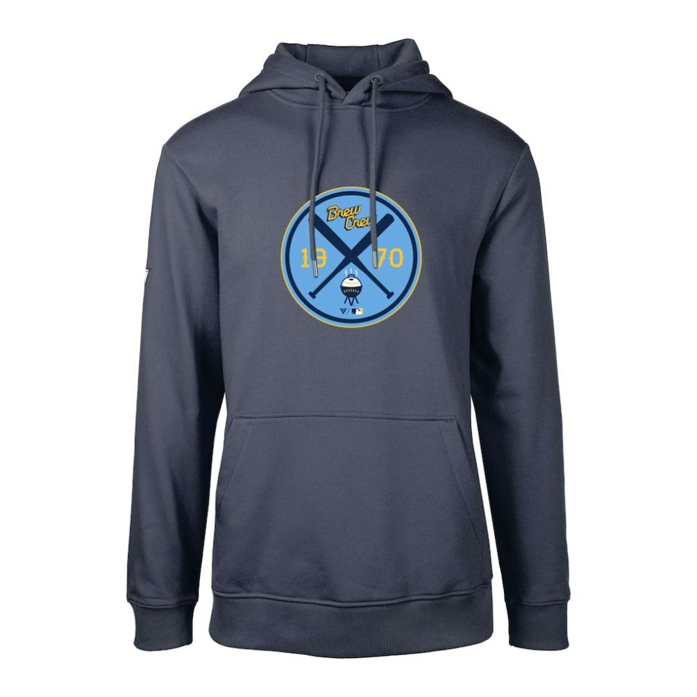 Milwaukee Brewers Levelwear City Connect Podium Strike Pullover Hoodie - MLB