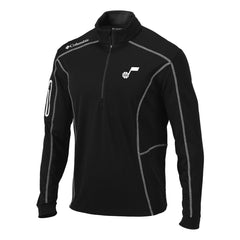 Utah Jazz Omni-Wick Shotgun Quarter-Zip Pullover Top Black - NBA