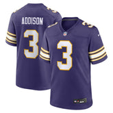 Jordan Addison Minnesota Vikings Alternate Game Jersey Purple | Nike for Sale