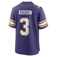 Jordan Addison Minnesota Vikings Alternate Game Jersey Purple | Nike for Sale