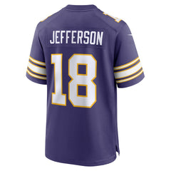 Justin Jefferson Minnesota Vikings Classic Player Game Jersey Purple | Nike for Sale