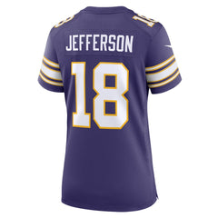 Justin Jefferson Minnesota Vikings Women's Player Jersey Purple | Nike for Sale