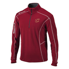 Cleveland Cavaliers Omni-Wick Shotgun Quarter-Zip Pullover Top Wine - NBA