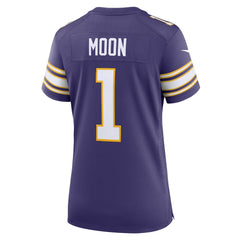 Warren Moon Minnesota Vikings Women's Classic Retired Player Game Jersey Purple | Nike for Sale