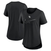 Tampa Bay Rays Nike Women's Big Swoosh Tri-Blend Scoop Neck T-Shirt - MLB