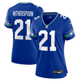 Devon Witherspoon Seattle Seahawks Women's Throwback Player Game Jersey Royal | Nike for Sale