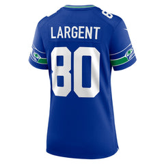 Steve Largent Seattle Seahawks Women's Throwback Retired Player Game Jersey Royal | Nike for Sale