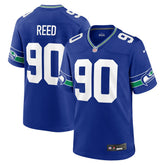 Jarran Reed Seattle Seahawks Alternate Game Jersey Royal | Nike for Sale