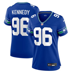 Cortez Kennedy Seattle Seahawks Women's Throwback Player Game Jersey Royal | Nike for Sale