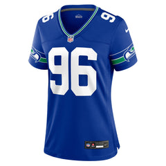 Cortez Kennedy Seattle Seahawks Women's Throwback Player Game Jersey Royal | Nike for Sale