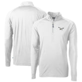 Philadelphia Eagles Cutter & Buck Eco Knit Stretch Recycled Quarter-Zip Pullover White | NFL