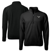 Philadelphia Eagles Cutter & Buck Cascade Eco Sherpa Fleece Quarter-Zip Pullover Jacket Black | NFL