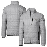 Philadelphia Eagles Cutter & Buck Rainier PrimaLoft Eco Insulated Full-Zip Puffer Jacket Silver | NFL