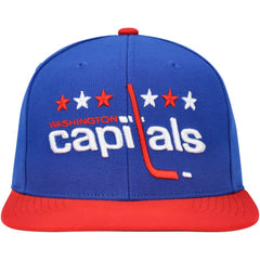 Washington Capitals Mitchell & Ness Core Team Ground 2.0 Snapback Hat - Blue - NHL