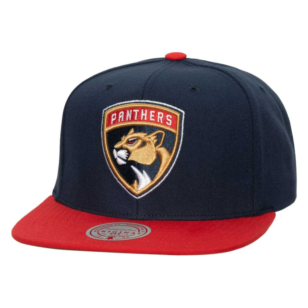 Florida Panthers Mitchell & Ness Core Team Ground 2.0 Snapback Hat - Navy - NHL