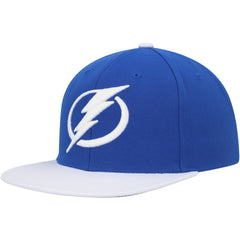Tampa Bay Lightning Mitchell & Ness Core Team Ground 2.0 Snapback Hat - Blue - NHL