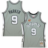 Tony Parker San Antonio Spurs Unisex Hall of Fame Class of 2023 Throwback Swingman Jersey Gray - NBA