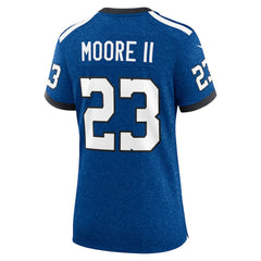 Kenny Moore II Indianapolis Colts Women's Indiana Nights Alternate Game Jersey Royal | Nike for Sale