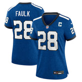 Marshall Faulk Indianapolis Colts Women's Indiana Nights Alternate Game Jersey Royal | Nike for Sale