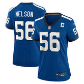 Quenton Nelson Indianapolis Colts Women's Indiana Nights Alternate Game Jersey Royal | Nike for Sale