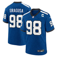 Tony Siragusa Indianapolis Colts Retired Player Alternate Game Jersey Blue | Nike for Sale