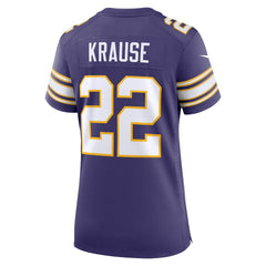 Paul Krause Minnesota Vikings Women's Classic Retired Player Jersey Purple | Nike for Sale