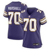 Jim Marshall Minnesota Vikings Women's Classic Retired Player Jersey Purple | Nike for Sale