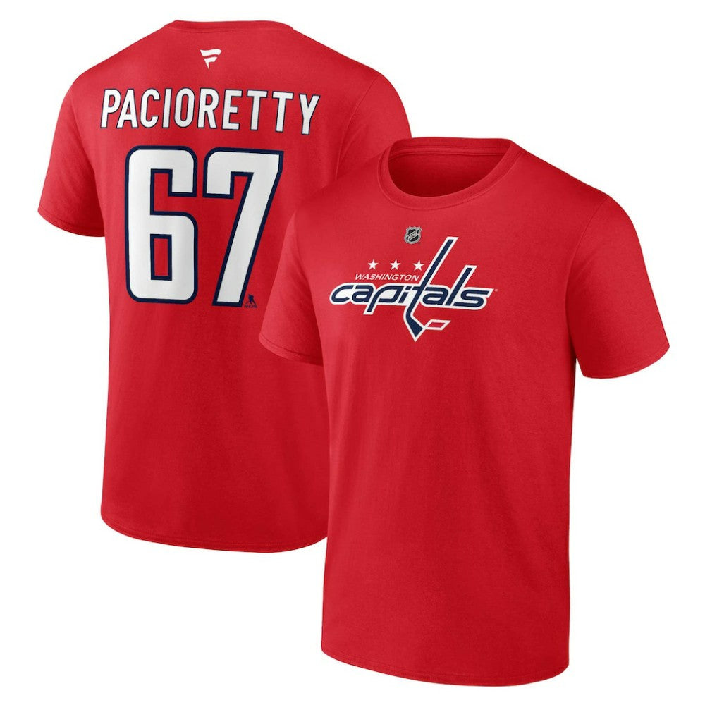 Max Pacioretty Washington Capitals Fanatics Authentic Stack Name & Number T-Shirt - Red - NHL