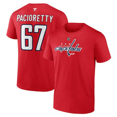 Max Pacioretty Washington Capitals Fanatics Authentic Stack Name & Number T-Shirt - Red - NHL