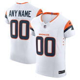 Denver Broncos Vapor F.U.S.E. Elite Custom Jersey White | Nike for Sale