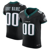 Philadelphia Eagles Alternate Vapor F.U.S.E. Elite Custom Jersey Black | Nike for Sale