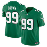 Jerome Brown Philadelphia Eagles Alternate Vapor F.U.S.E. Limited Jersey Kelly Green | Nike for Sale