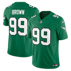 Jerome Brown Philadelphia Eagles Alternate Vapor F.U.S.E. Limited Jersey Kelly Green | Nike for Sale