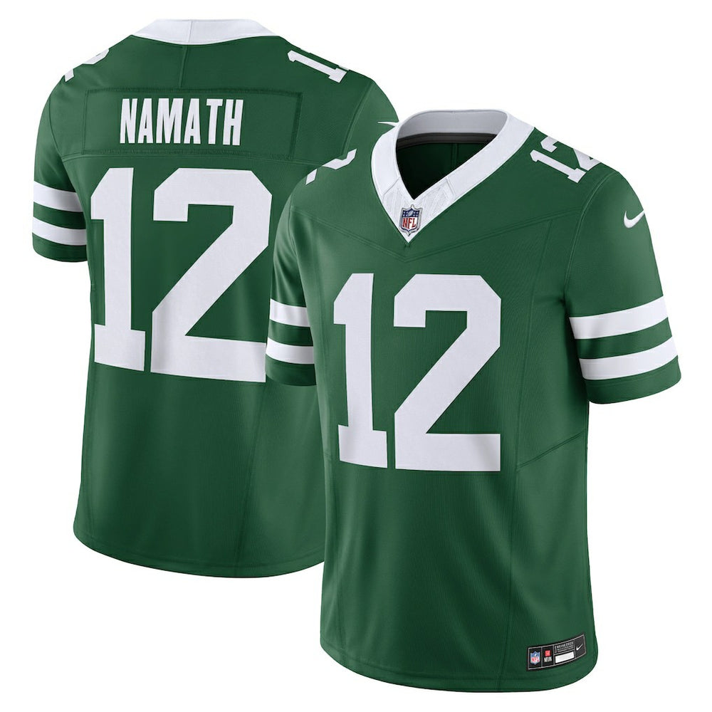 Joe Namath New York Jets Vapor F.U.S.E. Limited Jersey Legacy Green | Nike for Sale