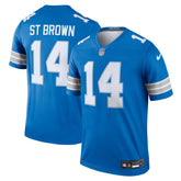 Amon-Ra St. Brown Detroit Lions Legend Player Performance Top Blue | Nike for Sale