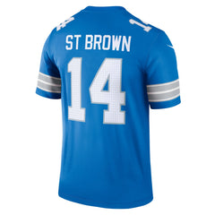 Amon-Ra St. Brown Detroit Lions Legend Player Performance Top Blue | Nike for Sale