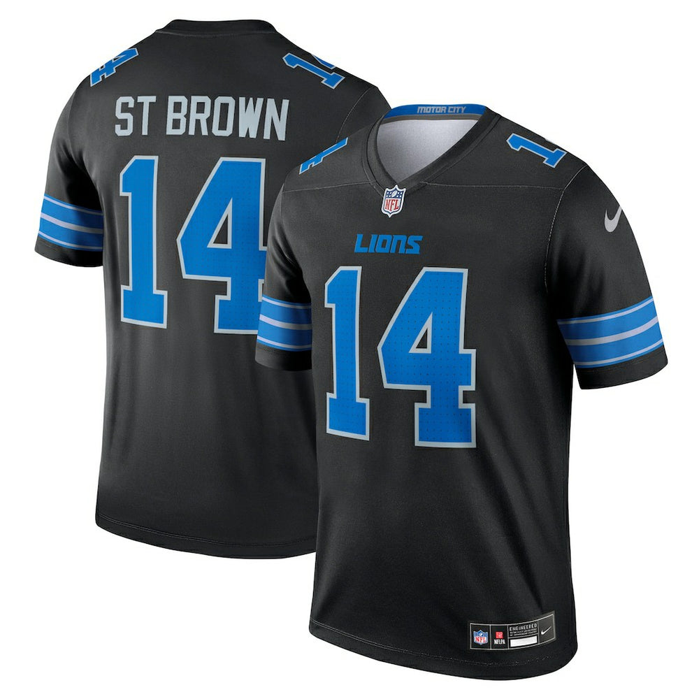 Amon-Ra St. Brown Detroit Lions Legend Player Performance Top Black | Nike for Sale