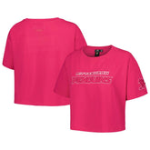 Pittsburgh Penguins Pro Standard Women's Triple Pink Cropped Boxy T-Shirt - NHL