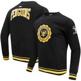 Pittsburgh Penguins Pro Standard Crest Emblem Pullover Sweatshirt - Black - NHL
