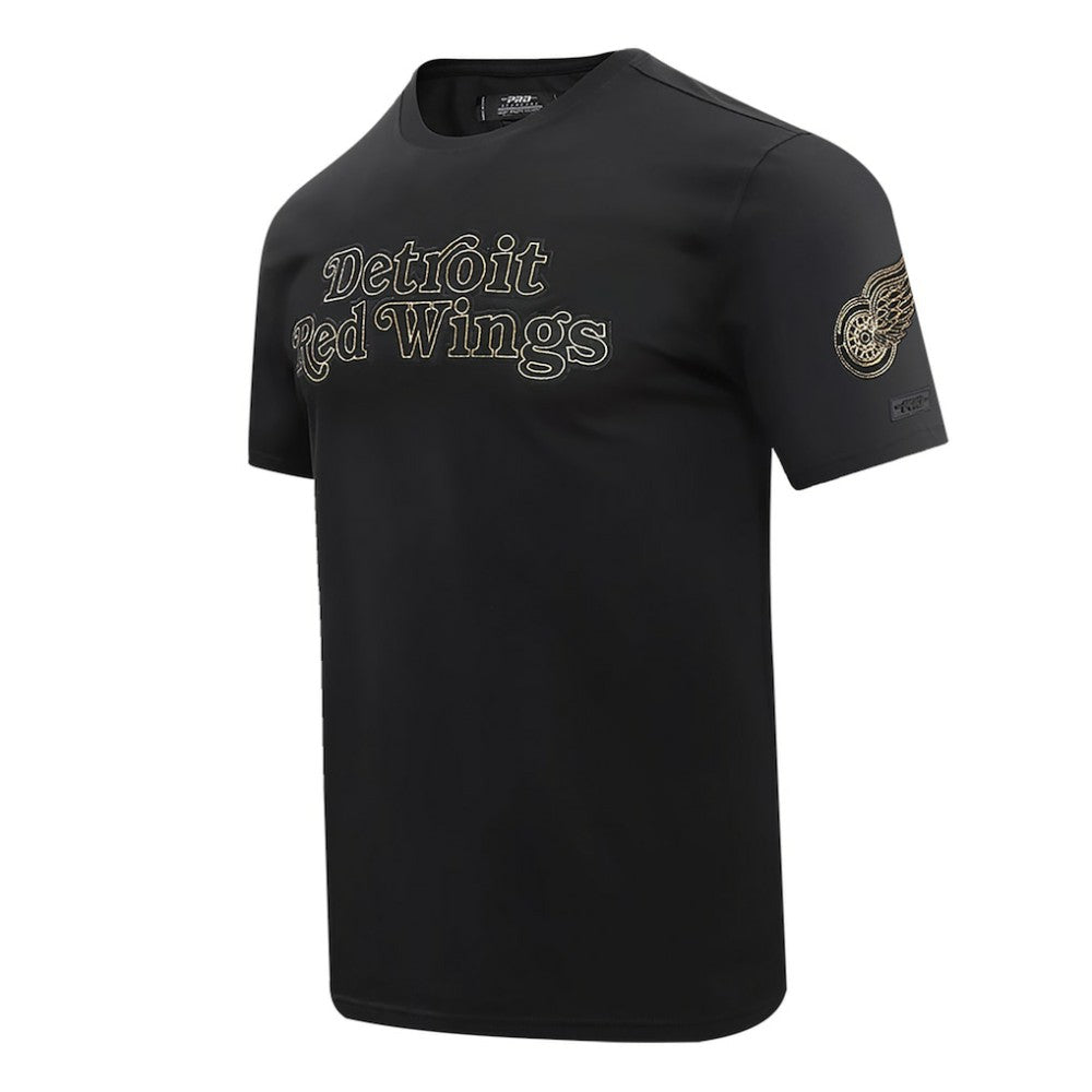 Detroit Red Wings Pro Standard Wordmark T-Shirt - Black - NHL