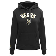 Vegas Golden Knights Pro Standard Women's Classic Chenille Pullover Hoodie - Black - NHL
