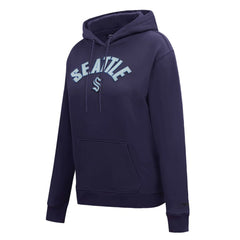 Seattle Kraken Pro Standard Women's Classic Chenille Pullover Hoodie - Navy - NHL