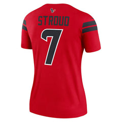 C.J. Stroud Houston Texans Women's Alternate Legend Player Performance Top Red | Nike for Sale
